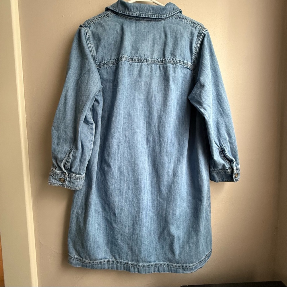 Boho Vintage inspired  Denim Tunic Dress – Old Navy Size Large - Picture 3 of 12